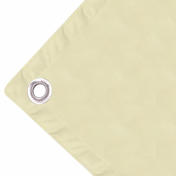 vidaXL balkonafskærmning Oxford-stof 75x600 cm cremefarvet