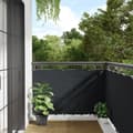 Pikkukuva 2 / 7: vidaXL Parvekkeen Suoja Oxford Kangas 90x400 cm Antrasiitti