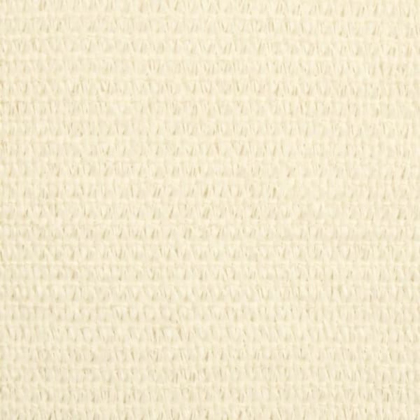 vidaXL Solsejl HDPE firkantet 3,6x3,6 m creme