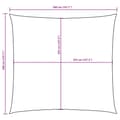 Pikkukuva 11 / 11: vidaXL Aurinkopurje Oxford-kangas neliö 3,6x3,6 m antrasiitti