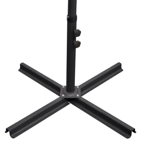 vidaXL Aurinkovarjo cantilever 3,5 m hiekanvalkoinen