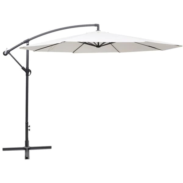 vidaXL Aurinkovarjo cantilever 3,5 m hiekanvalkoinen