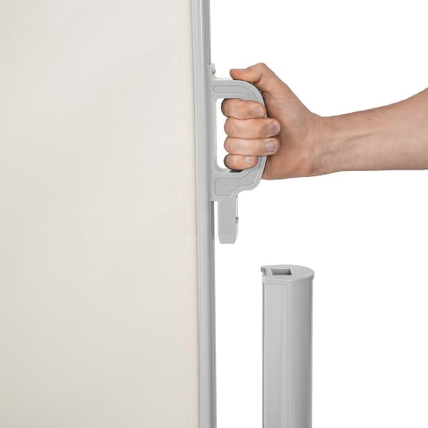 Læhegn i aluminium og polyester - 180 x 300 cm,beige