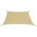 Miniatyrbilde 1 av 11: vidaXL Solseil Oxfordstoff kvadratisk 2x2 m beige
