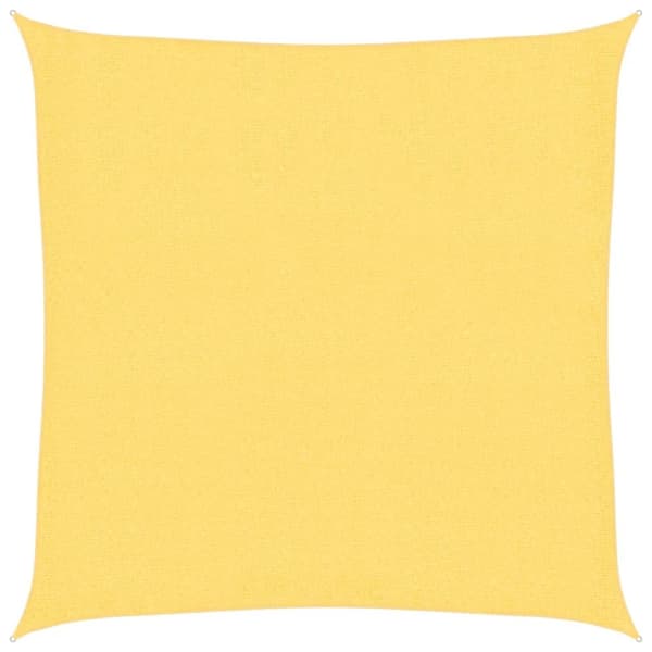 vidaXL solsejl HDPE firkantet 2 x 2 m beige