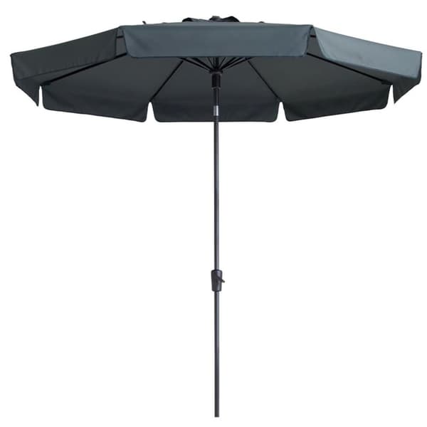 Madison Puutarha-aurinkovarjo Flores Luxe 300 cm pyöreä harmaa