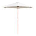 Miniatyrbilde 1 av 6: vidaXL Parasoll 270x270 cm trestang kremhvit