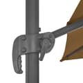 Miniatyrbillede 7 af 9: vidaXL hængeparasol 300x300 cm aluminiumsstang gråbrun