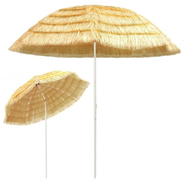 vidaXL Rantavarjo luonnollinen 300 cm Havaiji tyyli