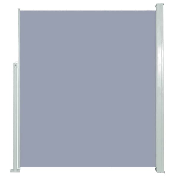 vidaXL sammenrullelig sidemarkise 160 x 500 cm grå