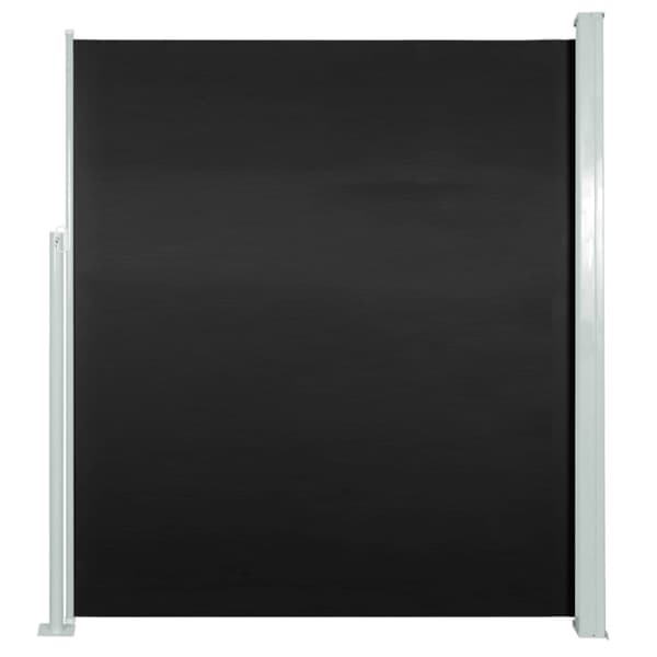 vidaXL sammenrullelig sidemarkise 160 x 500 cm sort