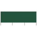 Pikkukuva 3 / 5: vidaXL Tuulensuojakangas 3 paneelilla 400 x 120 cm vihreä