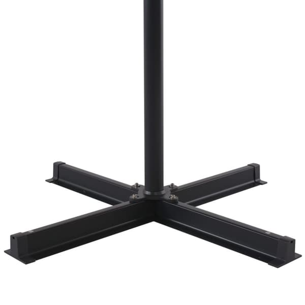 vidaXL Parasoll med aluminiumsstang 500 cm antrasitt