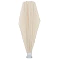 Miniatyrbilde 6 av 9: vidaXL Sammenleggbar sidemarkise for terrasse krem 200 cm