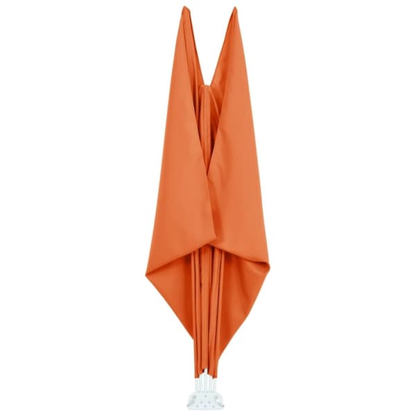 vidaXL Sammenleggbar sidemarkise for terrasse terrakotta 400x200 cm