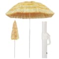 Miniatyrbilde 1 av 5: vidaXL Strandparasoll naturell 180 cm Hawaii-stil