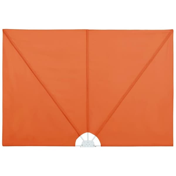 vidaXL Sammenleggbar sidemarkise for terrasse terrakotta 300x150 cm