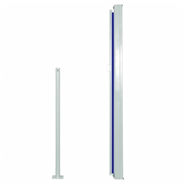 vidaXL Uttrekkbar sidemarkise 140 x 300 cm blå