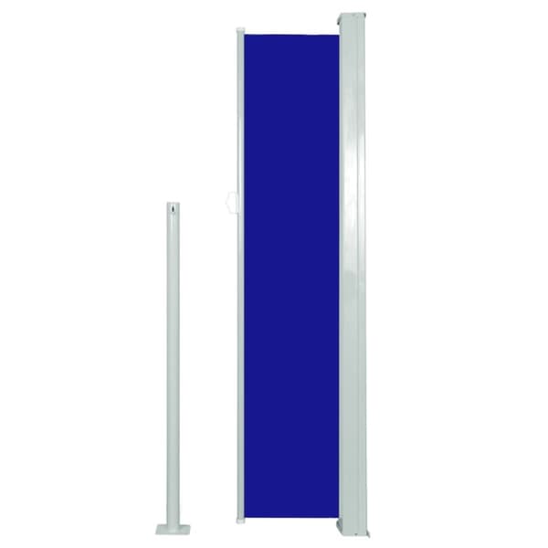 vidaXL Uttrekkbar sidemarkise 140 x 300 cm blå