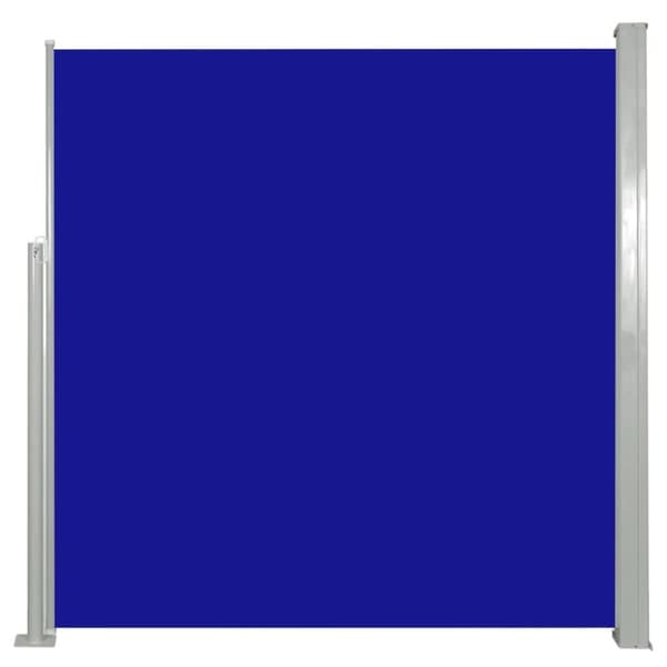 vidaXL Uttrekkbar sidemarkise 140 x 300 cm blå