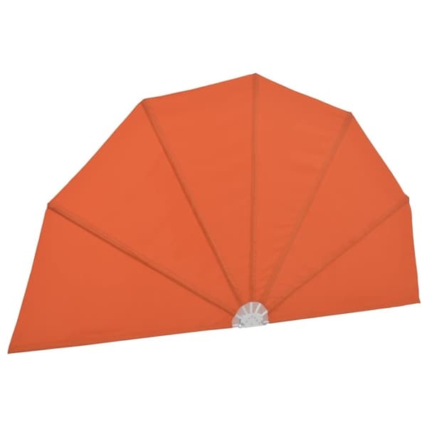 vidaXL Sidomarkis för terrass terrakotta 160 cm