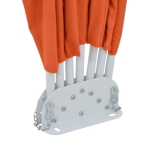 vidaXL Sidomarkis för terrass terrakotta 160 cm