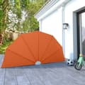 Miniatyrbild 1 av 9: vidaXL Sidomarkis för terrass terrakotta 160 cm
