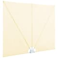Miniatyrbilde 6 av 10: vidaXL Sammenleggbar sidemarkise for terrasse krem 300x150 cm