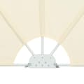 Miniatyrbilde 9 av 10: vidaXL Sammenleggbar sidemarkise for terrasse krem 300x150 cm