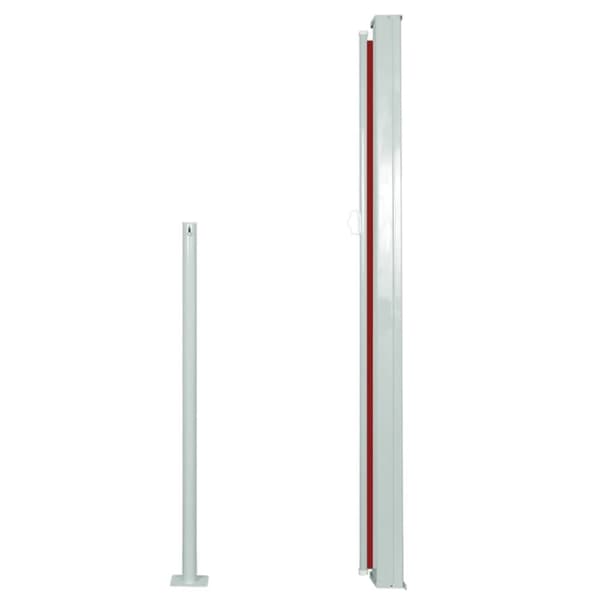 vidaXL Uttrekkbar sidemarkise 140 x 300 cm rød