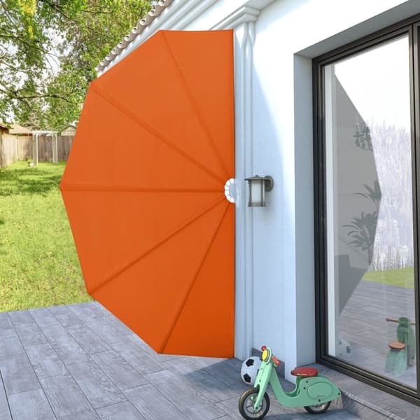 vidaXL Sidomarkis för terrass terrakotta 200 cm