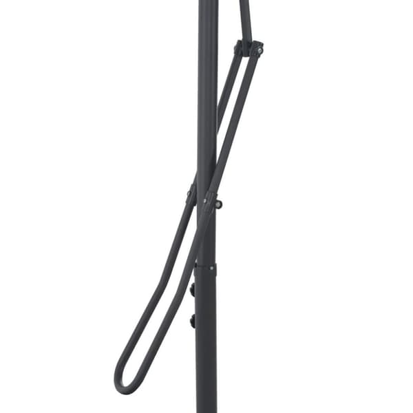 vidaXL Parasoll med stålstang 250x250 cm gråbrun