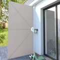 Miniatyrbilde 3 av 9: vidaXL Sammenleggbar sidemarkise for terrasse krem 400x200 cm
