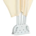 Miniatyrbilde 7 av 9: vidaXL Sammenleggbar sidemarkise for terrasse krem 400x200 cm