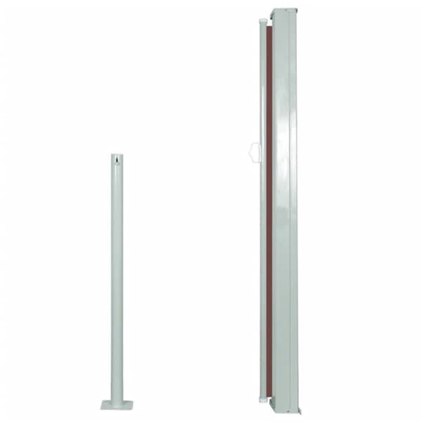 vidaXL Uttrekkbar sidemarkise 120 x 300 cm brun
