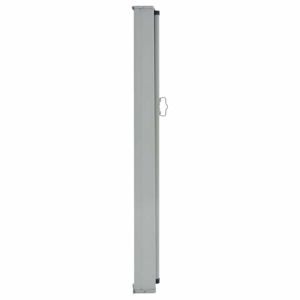 vidaXL Uttrekkbar sidemarkise 100x300 cm svart