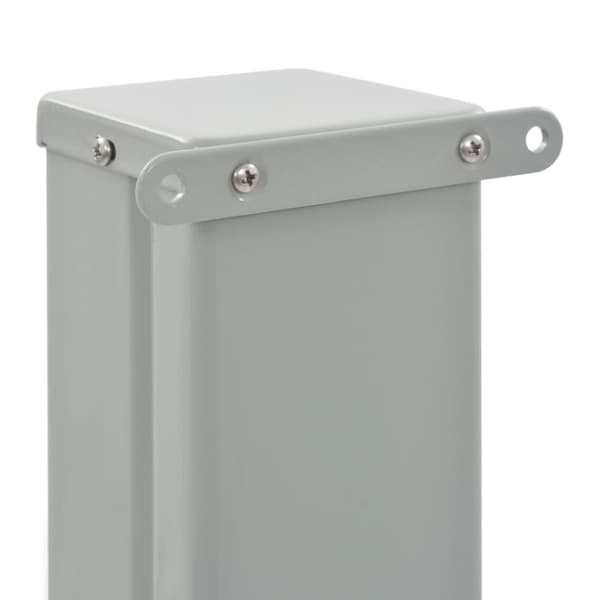 vidaXL Uttrekkbar sidemarkise 100x300 cm svart