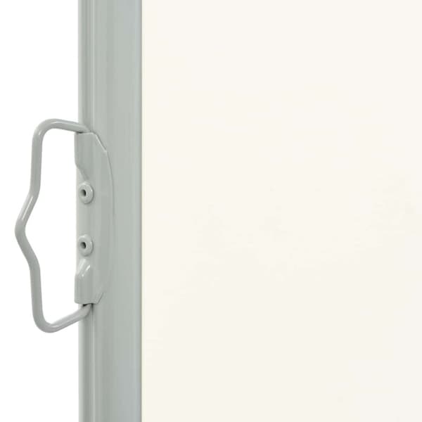 vidaXL Uttrekkbar sidemarkise 160 x 300 cm kremhvit