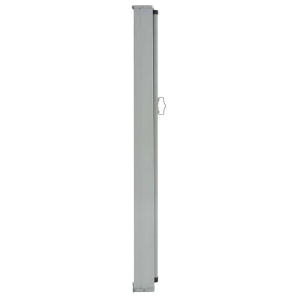 vidaXL Uttrekkbar sidemarkise 120 x 300 cm grå