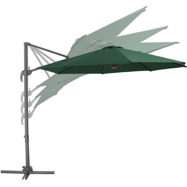 Parasol Daria med overtræk 300cm - grøn