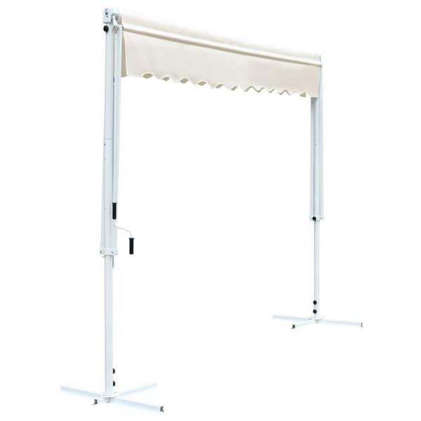 vidaXL fritstående markise 3 x 3 m cremefarvet