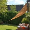 Miniatyrbilde 1 av 2: HI Solseil triangulær 3,6x3,6x3,6 m beige