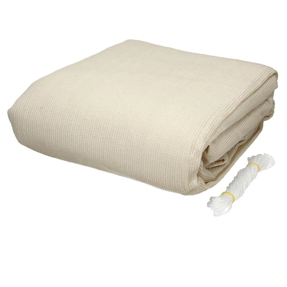 Markis solskydds skugga segel skugga 3,6x3,6 m Grädde 100% HDPE