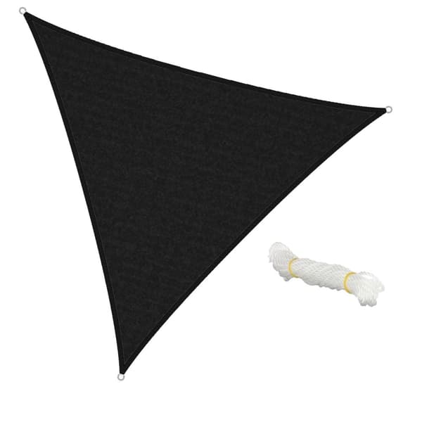 Markiisi suojakerroin varjossa purje tuulilasi 5x5x5 m antrasiitti 100% HDPE