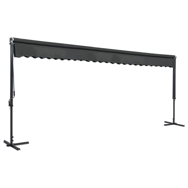 vidaXL fritstående markise 600 x 300 cm antracitgrå
