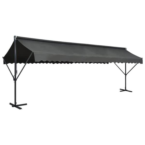 vidaXL Vapaasti seisova markiisi 600x300 cm antrasiitti