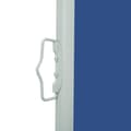 Miniatyrbillede 4 af 9: vidaXL sammenrullelig sidemarkise til terrassen 120 x 500 cm blå