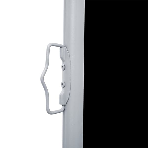 vidaXL sammenrullelig sidemarkise 140 x 1000 cm sort