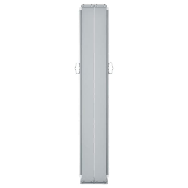 vidaXL sammenrullelig sidemarkise 140 x 1000 cm sort