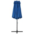 Miniatyrbilde 4 av 10: vidaXL Parasol med aluminiumsstang 460x270 cm blå
